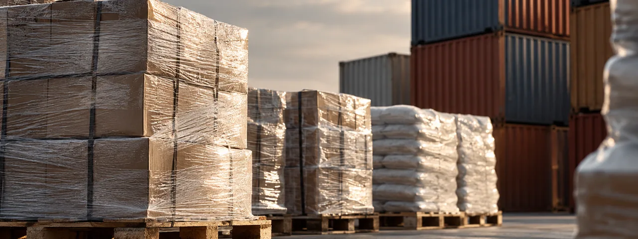Carga sobre pallets y contenedores de transporte